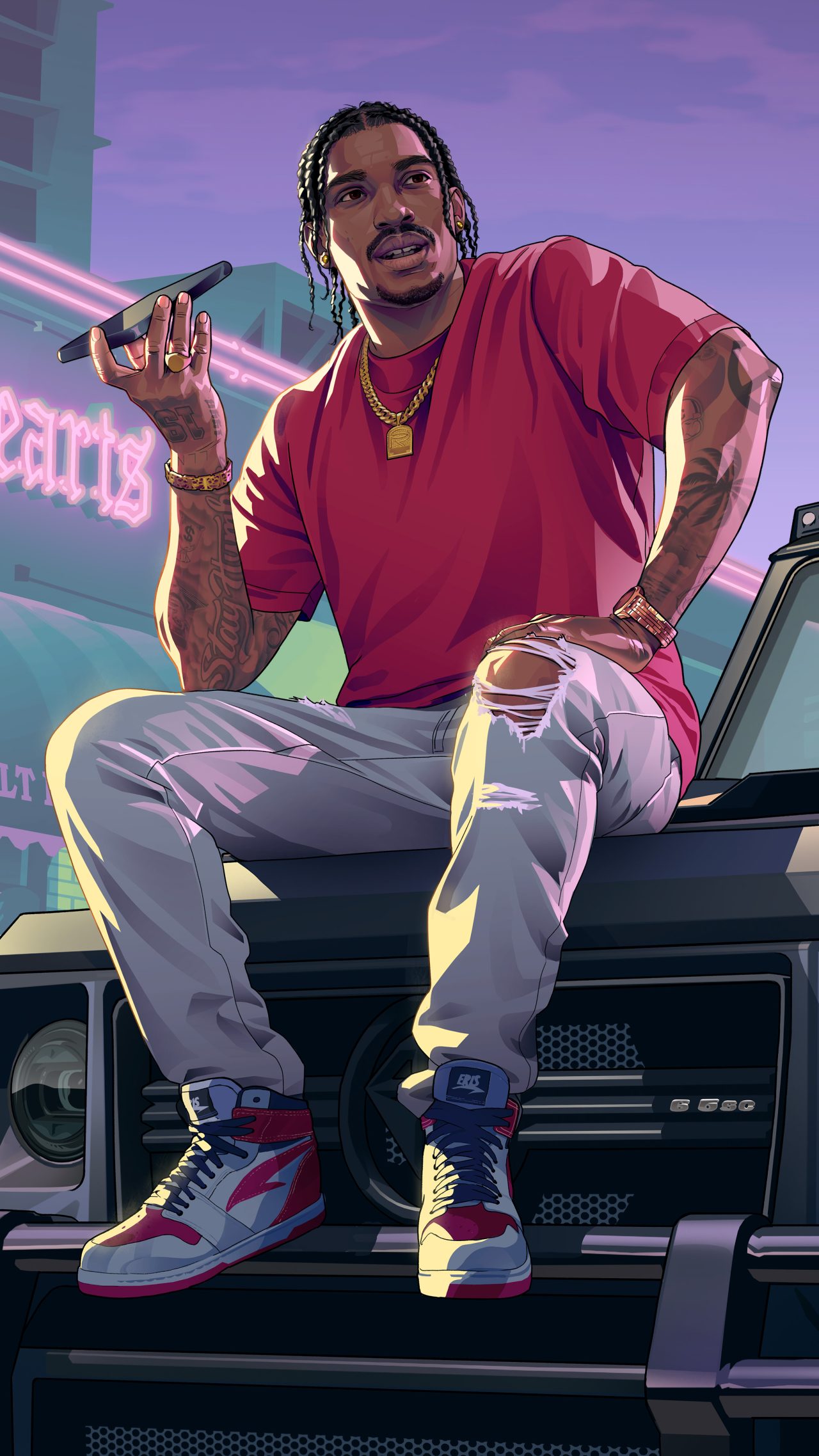 DreQuan Priest — Grand Theft Auto VI character, portrait