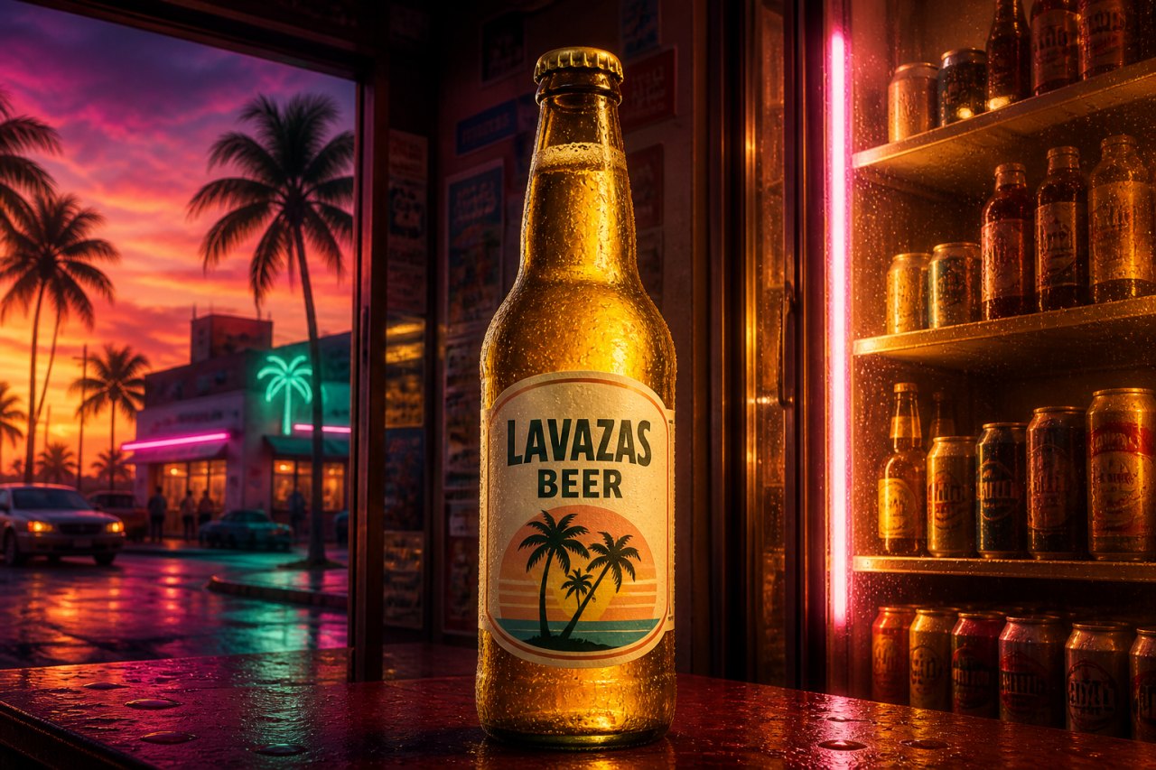 Lavazas Beer product artwork